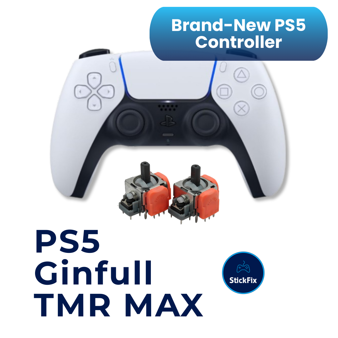 PlayStation 5 (PS5) Controller w/ GuliKit TMR Joysticks — StickFix PlayStation 5 (PS5) Controller w/ GuliKit TMR Joysticks — StickFix